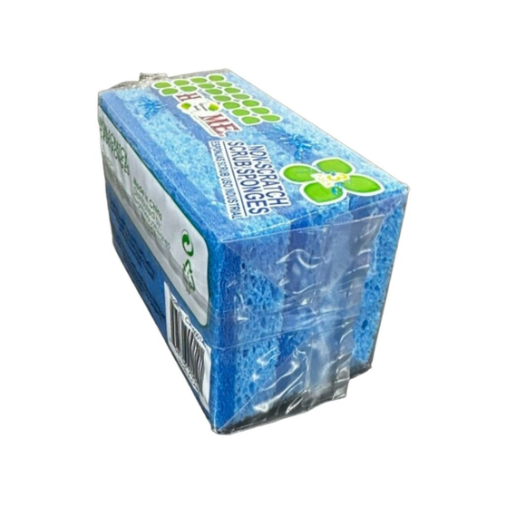 SCRUB SPONGES HD 3PK #C21-00014 BLUE
