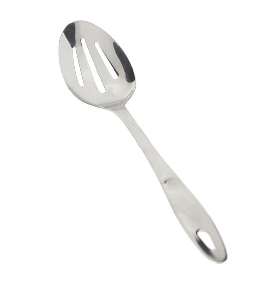 SLOTTED SPOON BIG STAINLESS STEEL 13" #20052
