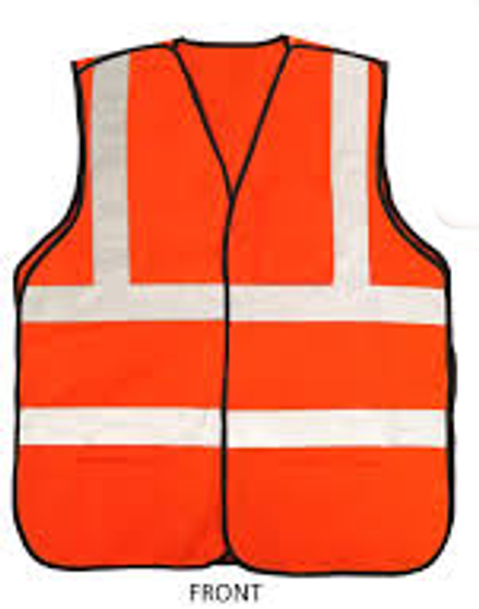 SAFETY VEST ORANGE #114881