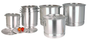 STOCK POT SET ALUMINUM STOCK W/STEAMER   SET 7PCS  8QT,12QT,16QT,20QT,24QT,32QT,40QT  COD#9811