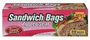 SANDWICH BAGS ZIPPER SEAL 50 BAGS