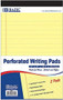 WRITING PADS  YELLOW 2PK