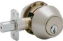 DOOR LOCK SILVER DEAD BOLT DOUBLE CYLINDER