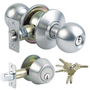 DOOR SILVER LOCK SET COMBO