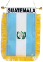 FLAG BANNER EL GUATEMALA  4" X 6"