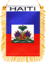 FLAG BANNER EL HAITI  4" X 6"