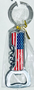KEY CHAIN USA BOTTLE & WINE OPENER 12PK