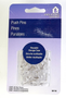 PUSH PINS CLEAR 40 COUNTS #FQ5011A