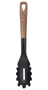 70376 13" NON-STICK PASTA SPOON W. WOOD PATTERN HANDLE