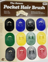 POCKET HAIR BRUSH 12PK #206L