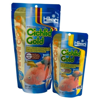 HIKARI SINKING CICHLID GOLD - MEDIUM PELLET 3.5 OZ 