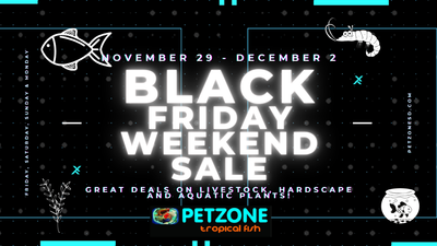 Black Friday - Small Business Saturday - Cyber Monday Weekend Sale At Pet Zone SD