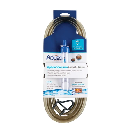 Aqueon Siphon Vacuum Gravel Cleaner Mini 5in