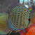 Blue Snakeskin Discus, XL