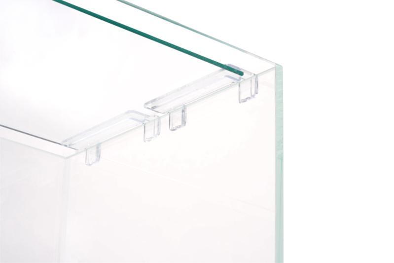 Rimless Tank Accessories: UNS Rimless Tank Glass Lids With Plastic Clips
