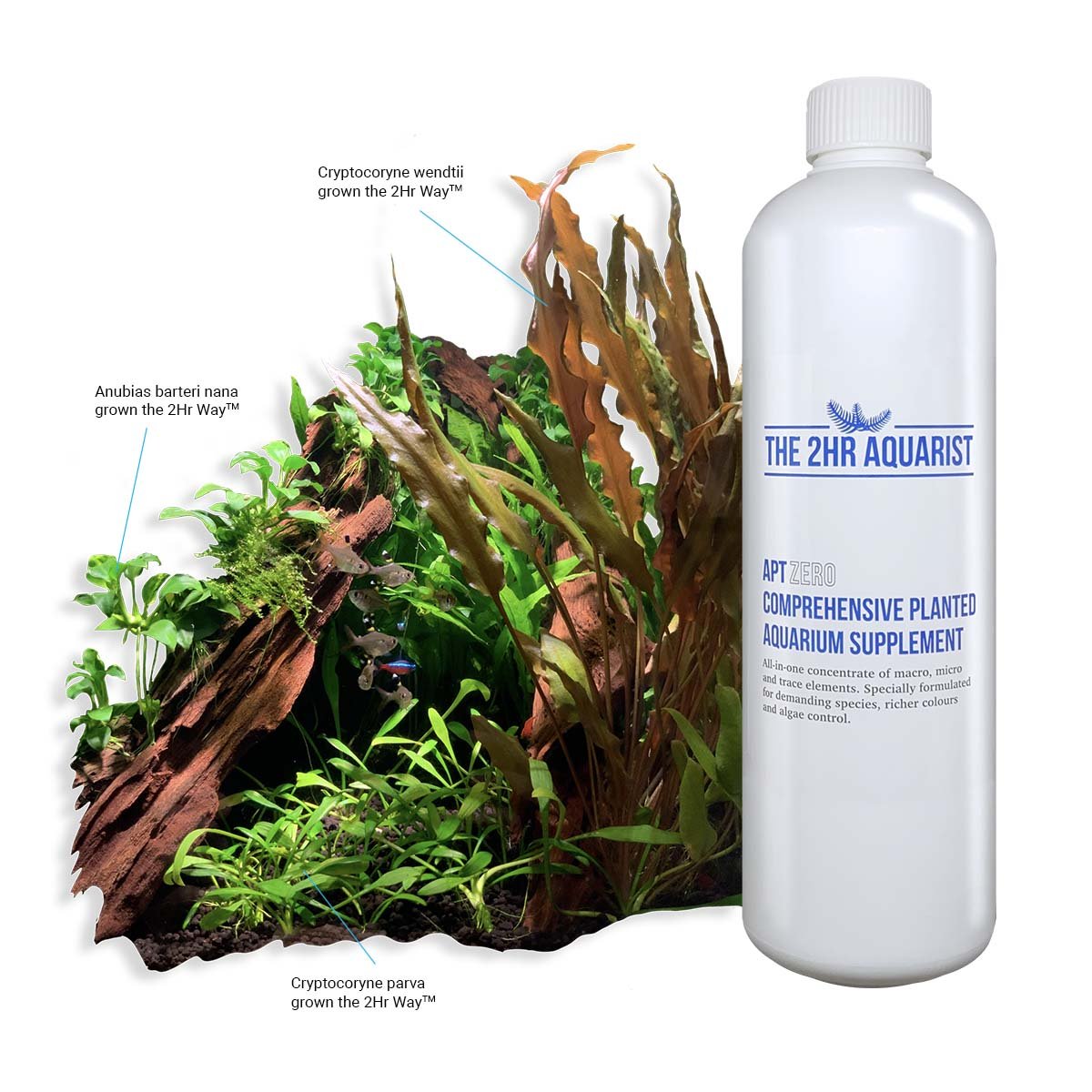 Aquatic Plant Supplies 2HR AQUARIST APT ZERO AQUATIC PLANT FERTILIZER