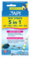 API 5-in-1 Freshwater Test Strips 25 Count