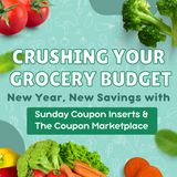 ​Crushing Your Grocery Budget: New Year, New Savings with Sunday Coupon Inserts and The Coupon Marketplace