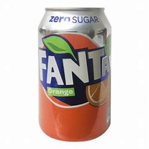 FANTA  Orange zero sugar 355ml