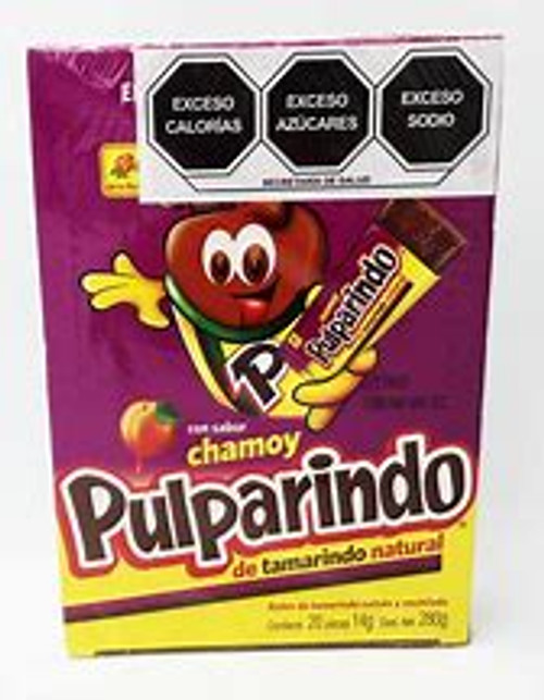 Pulparindo Chamoy with real fruit 20 pieces
