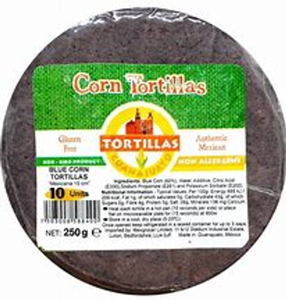 Blue corn tortilla