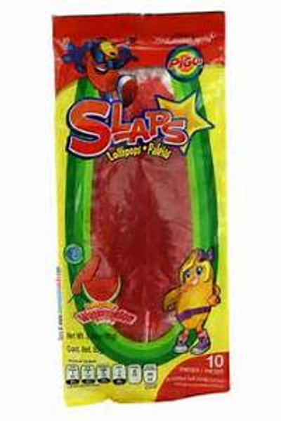 PiGui SLAPS Lollipops Watermelon-10 pieces