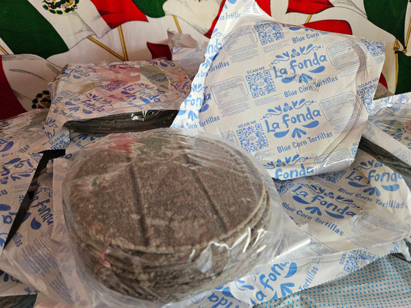 Blue Tortilla box