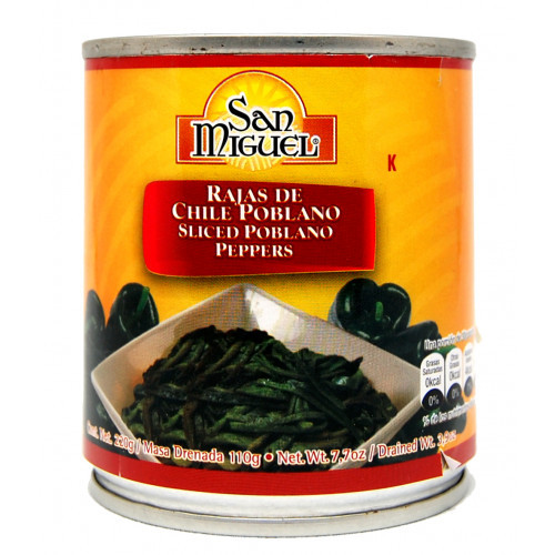 Poblano Slices