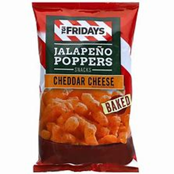 TGI Fridays Jalapeno Poppers Corn Snacks Cheddar Cheese 