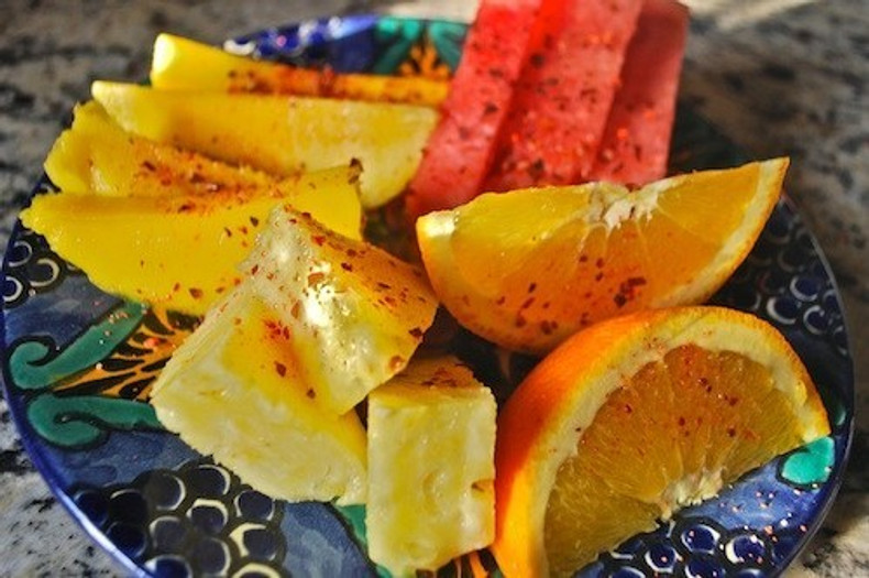 Spicy Tajin Mexican Fruit Salad