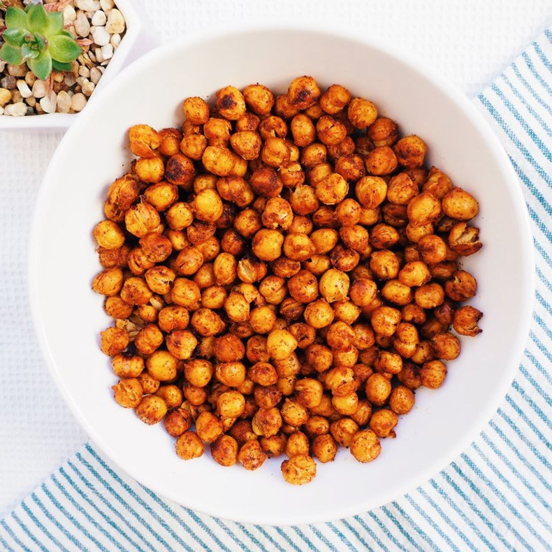 Chili Tajin Roasted Chickpeas - Healthy Snack 