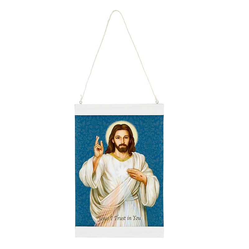 Divine Mercy Canvas Wall Hang - [Consumer]Autom