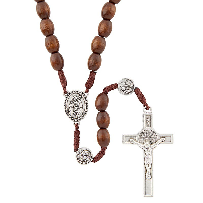 St. Joseph Cord Rosary 8/pk [Consumer]Autom