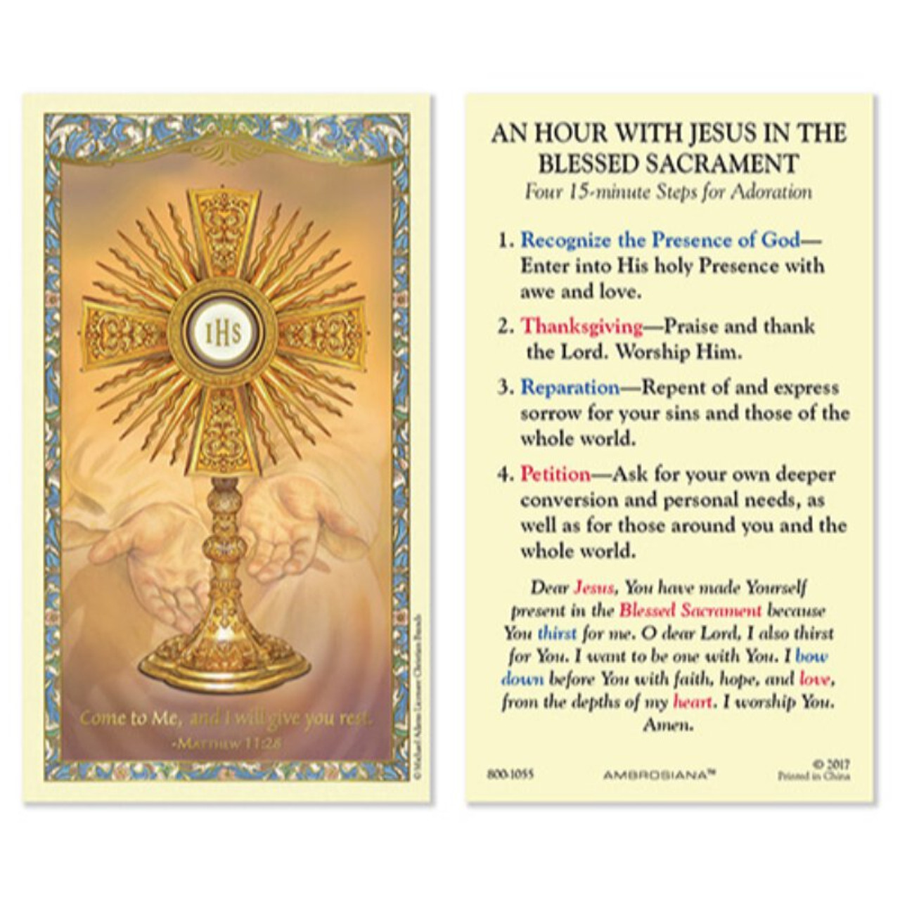 prayers of adoration and thanksgiving