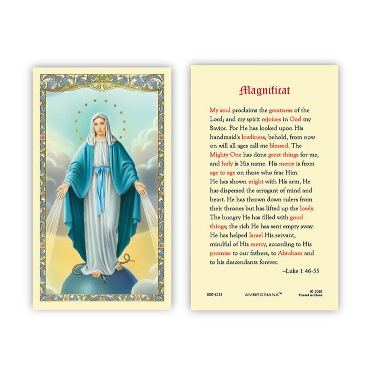 Catholic Stickers - Our Lady of Guadalupe - Autom