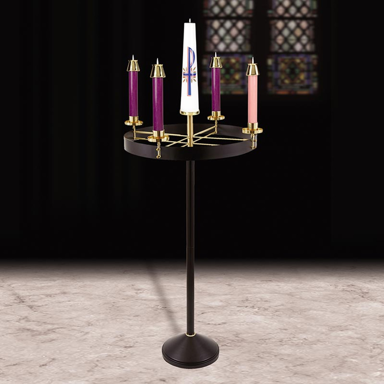 Advent Wreath Candle Stand Item ZZ3918