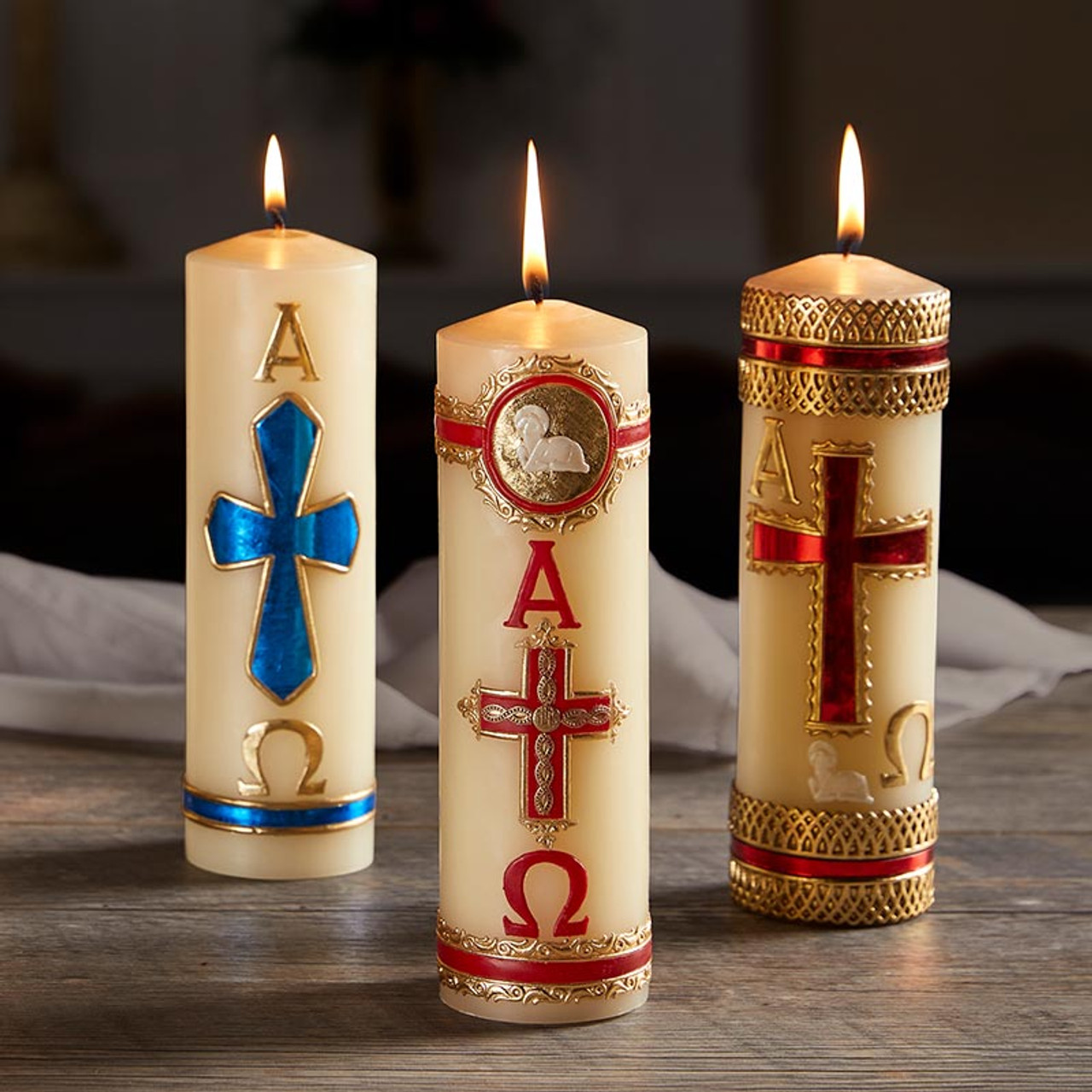 Alpha & Omega Family Prayer Candle