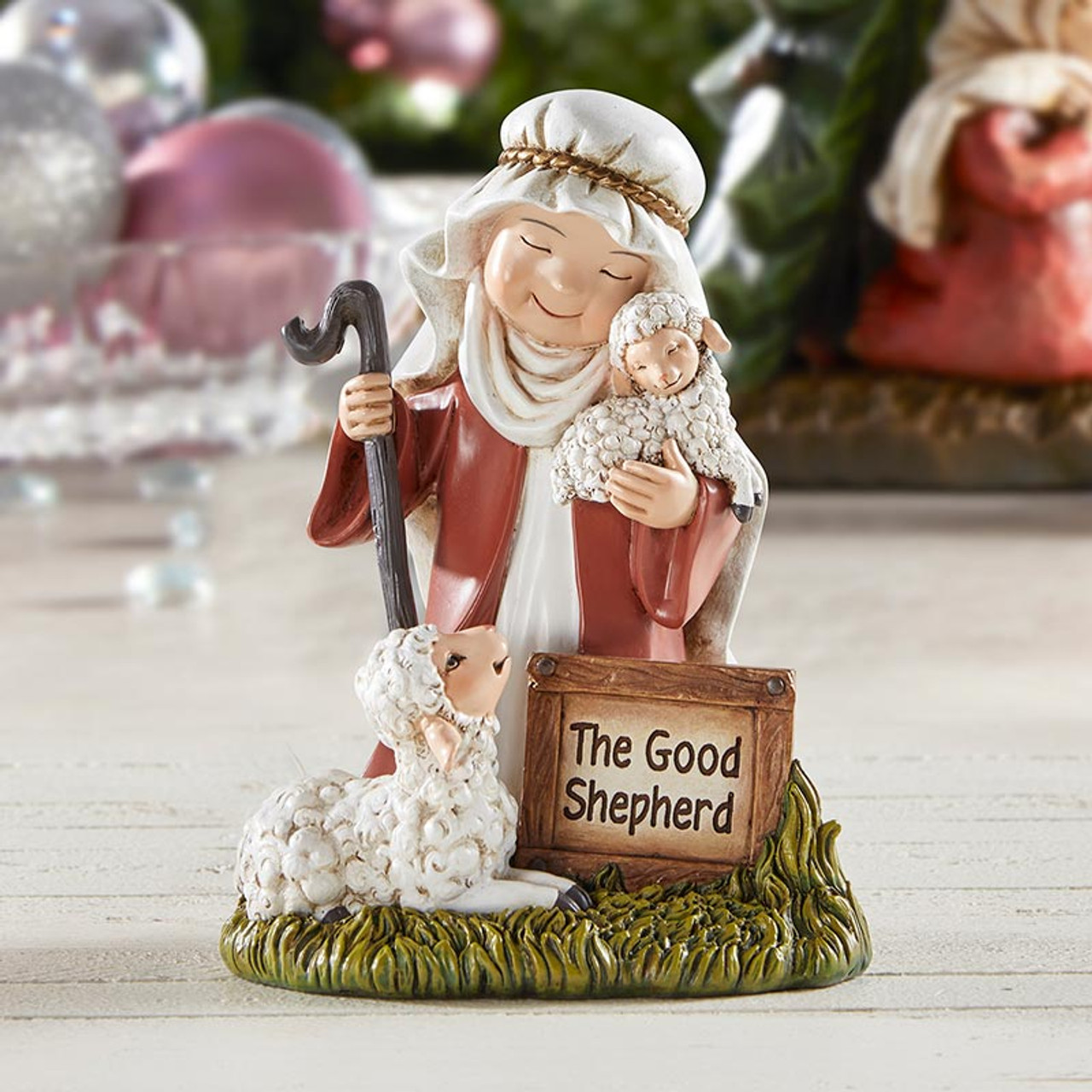 The Good Shepherd Figurine - Autom