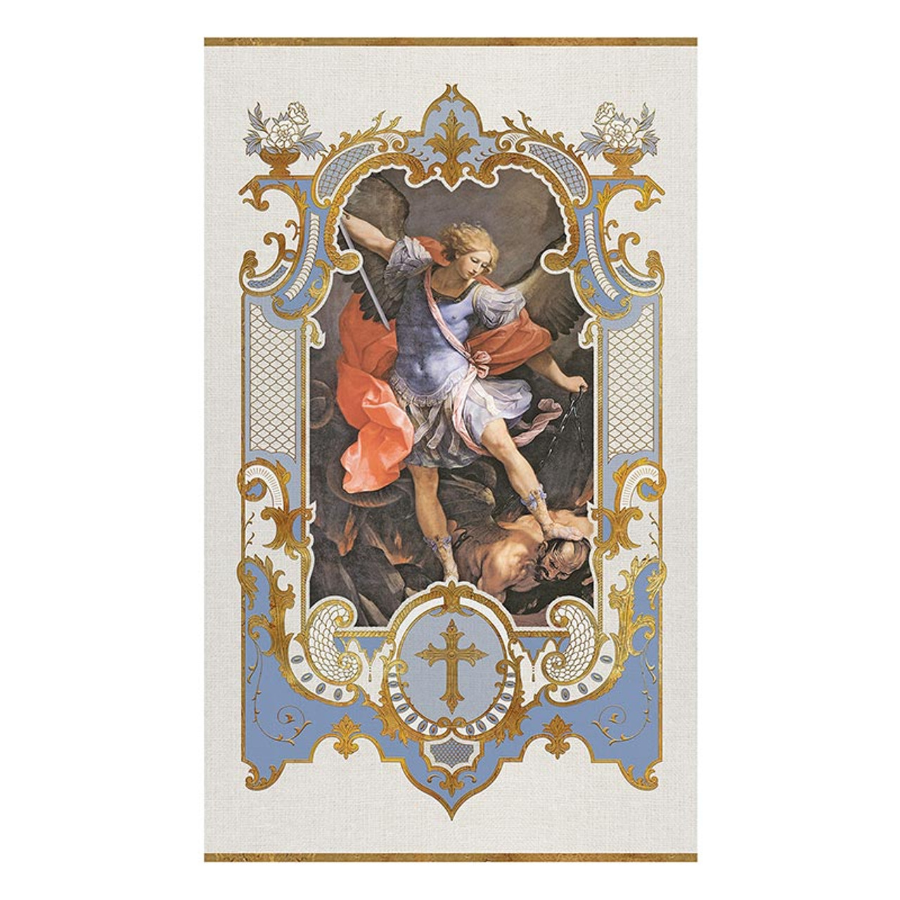 Saint Michael the Archangel Ultra soft baby Blanket. Saints Prayer Bla –  Meyer Market Designs