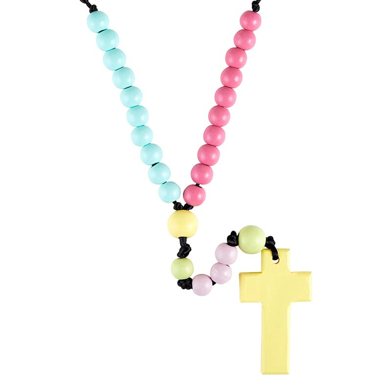 Buy Multi Colored Knotted Cord Rosary Kits