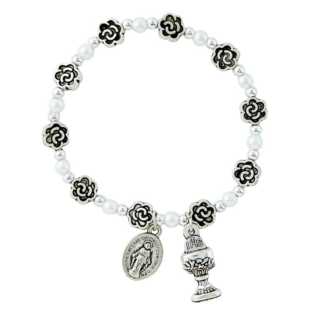 First Communion Confirmation Bracelet — Violets & Vows