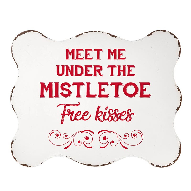 Metal Sign - Mistletoe