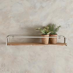 White Metal Shelf
