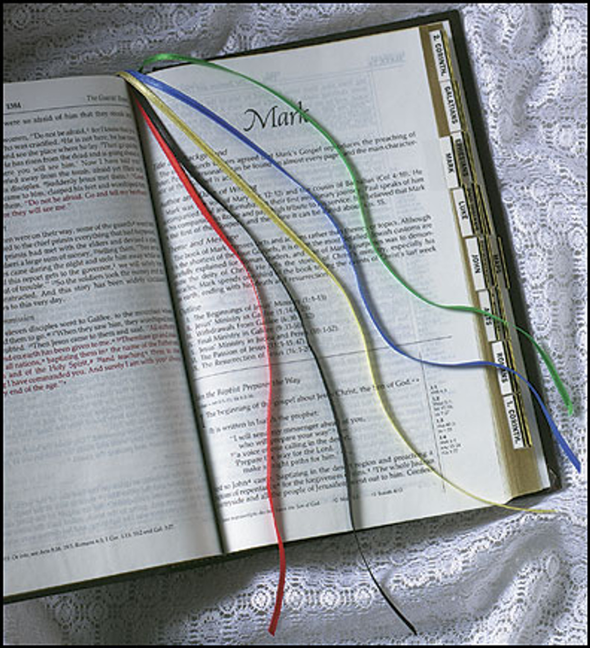 Wide Ribbon Bookmark