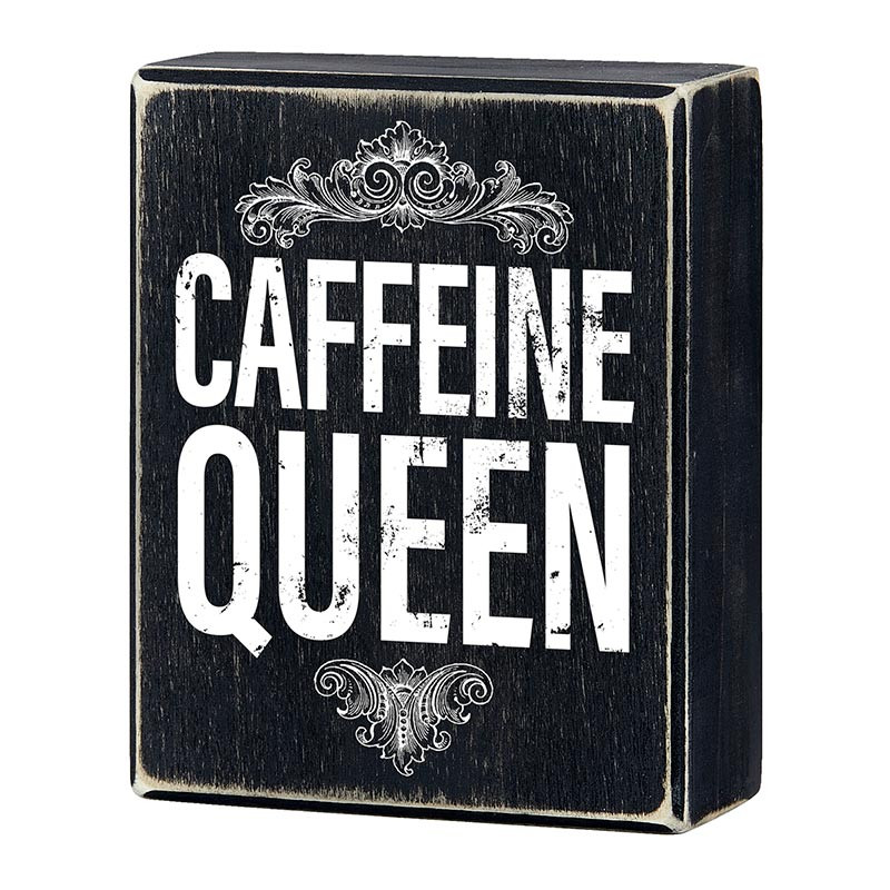 Box Sign - Caffeine