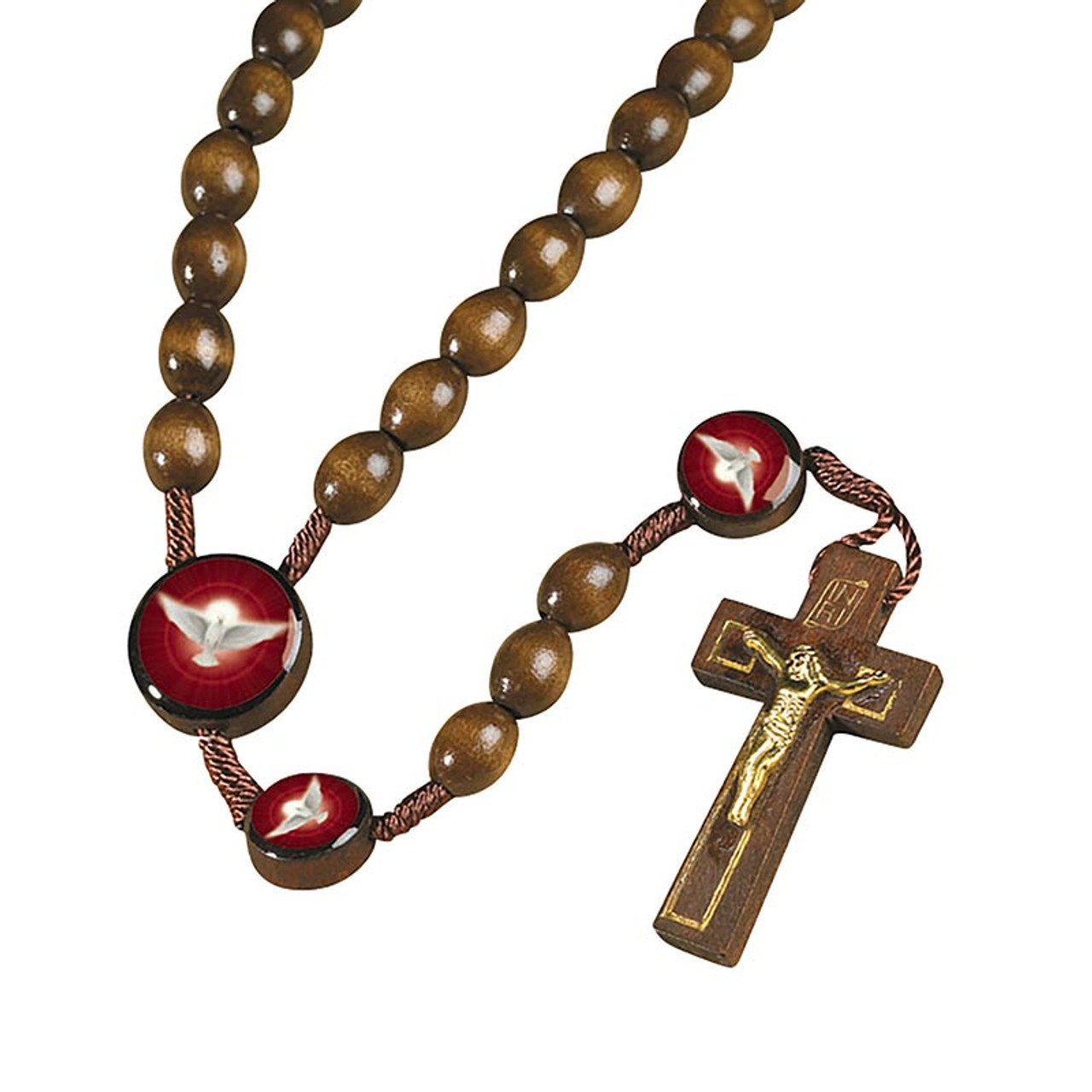 Come Holy Spirit Confirmation Cord Rosary - 12/pk