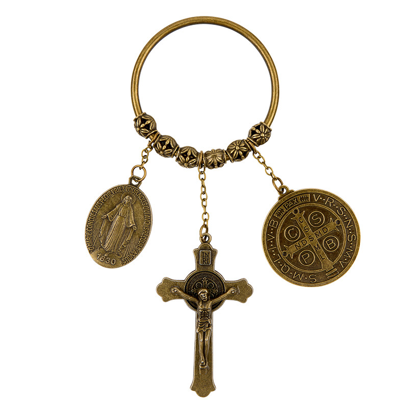 Antique Gold St. Benedict Chime Door Hanger - 8/pk - [Consumer]Autom