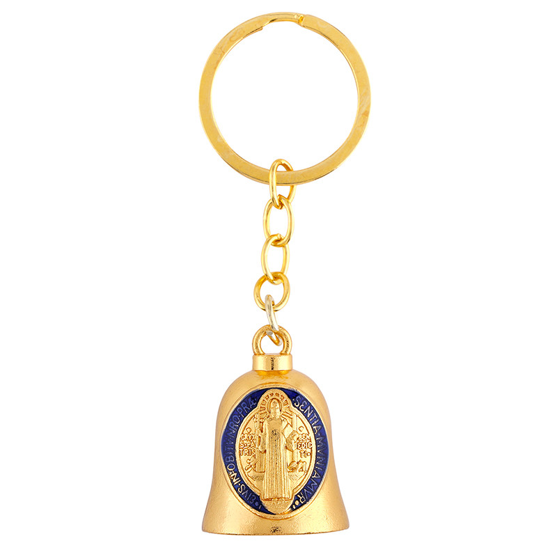 Gold Bell St. Benedict Key Chain - 10/pk - [Consumer]Autom