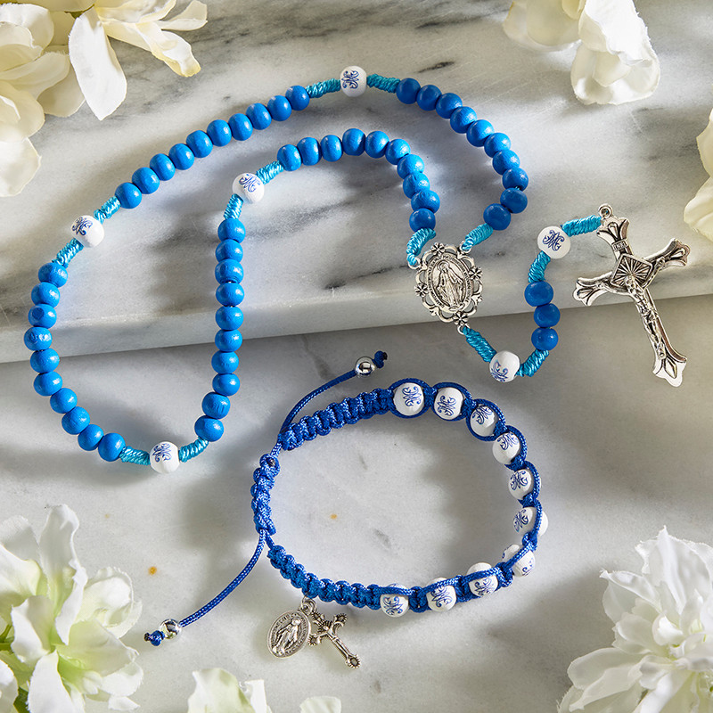 Ave Maria Macrame Rosary Bracelet - 12/pk - [Consumer]Autom
