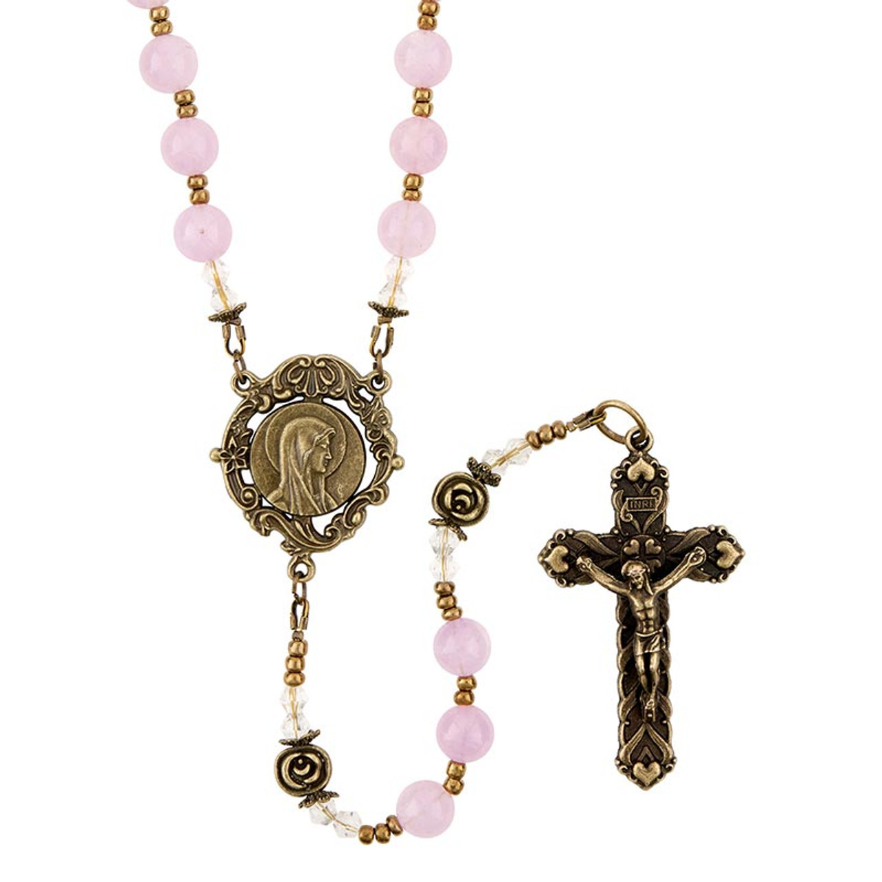 Pink Opal Healing Waters Rosary - [Consumer]Autom